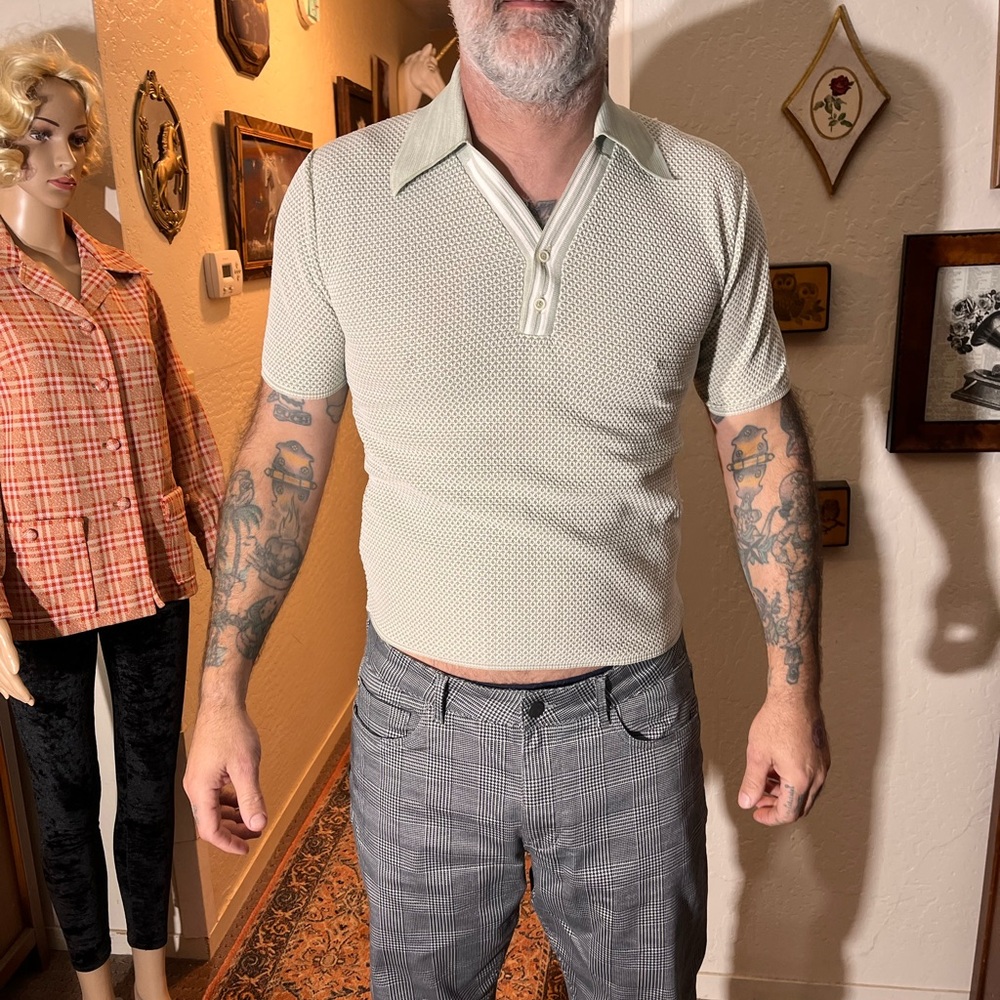 Vintage men’s green polo